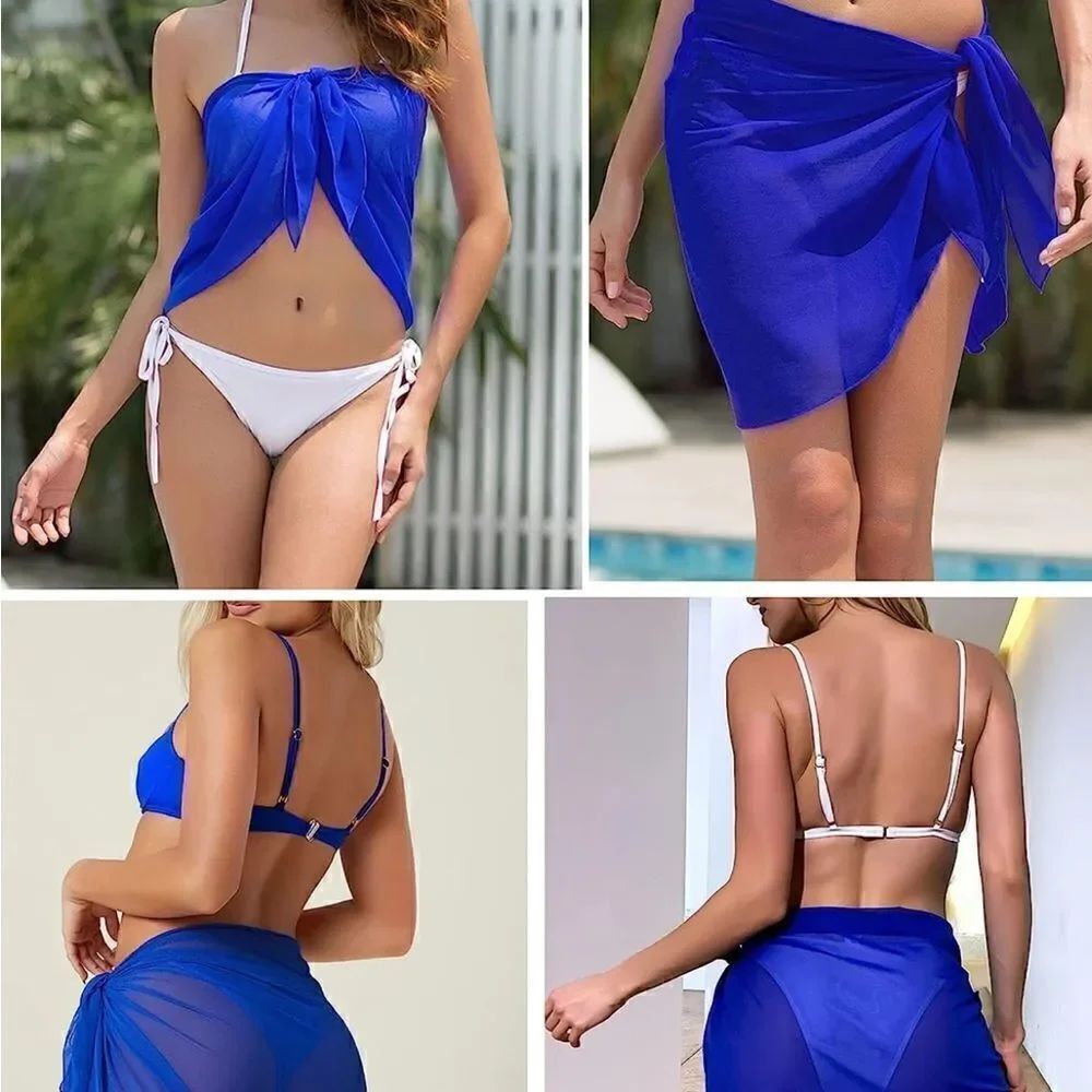 Set of 2 Beach Sarong Wraps - Picture 4 of 5